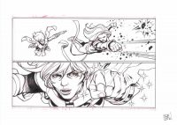 Tintas Originales Marvel Rafa Fonteriz y Carlos Pacheco. The live of Captain Marvel