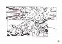 Tintas Originales Marvel Rafa Fonteriz y Carlos Pacheco. The live of Captain Marvel