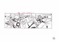 Tintas Originales Marvel Rafa Fonteriz y Carlos Pacheco. The live of Captain Marvel