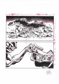 Tintas Originales Rafa Fonteriz y Joe Bennett. Inmortal Hulk