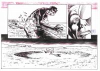 Tintas Originales Rafa Fonteriz y Joe Bennett. Inmortal Hulk