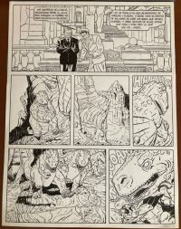 Dibujo Original Daniel Torres. El Octavo día, Reyes
