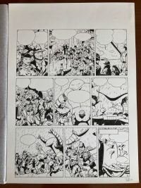 Dibujo Original Daniel Torres. Roco Vargas, Bosque Oscuro