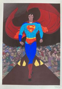 Dibujo Original Daniel Torres, Superman