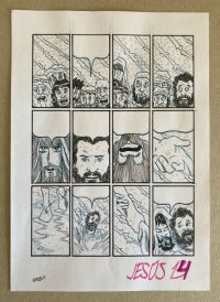 Dibujo Original Jesús, de Pablo Ríos