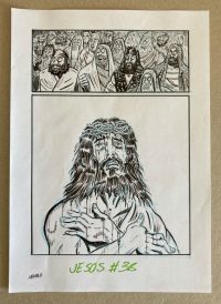 Dibujo Original Jesús, de Pablo Ríos
