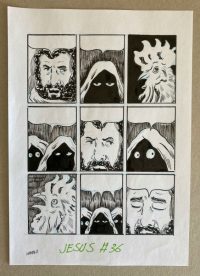 Dibujo Original Jesús, de Pablo Ríos