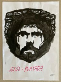 Dibujo Original Jesús, de Pablo Ríos