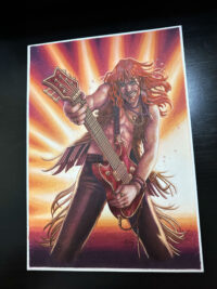 Dibujo Original de J. Giner, "Rock Hard 1977". Personaje