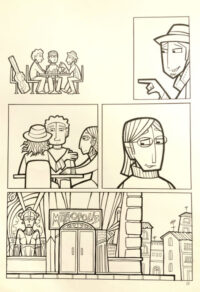 Dibujo Original de Cristina Durán, Cuando No Sabes Que Decir