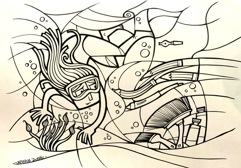 Dibujo Original de Cristina Durán, Ilustración para El Pais
