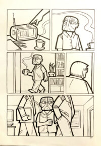 Dibujo Original de Cristina Durán, El Día 3