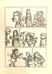 Dibujo Original de Cristina Durán, El Segle d’or