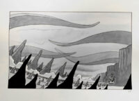 Dibujo Original Miguel Ángel Giner, Robot Inocente Pag 25