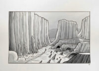 Dibujo Original Miguel Ángel Giner, Robot Inocente Pag 26