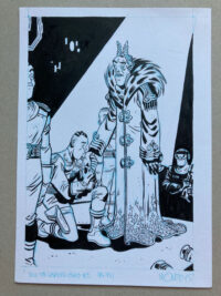 Dibujo Original de Albert Monteys, Ilustración de Bill Héroe Galáctico