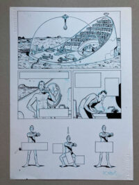 Dibujo Original de Albert Monteys, Matadero Cinco
