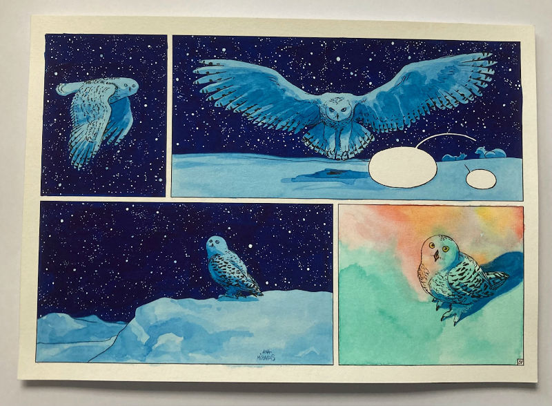 Dibujo Original Ana Miralles, Wáluk