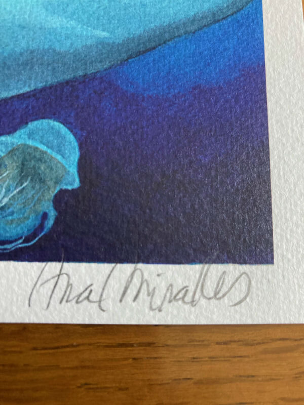Lámina numerada y firmada a mano por Ana Miralles. Ilustración Wáluk. - Imagen 3