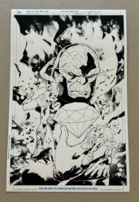 DC x SONIC #2 Cover, Pablo Collar. Monoprint and Pencils