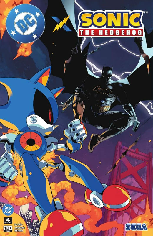 DC x SONIC #4 Cover, Pablo Collar. Monoprint and Pencils - Imagen 3