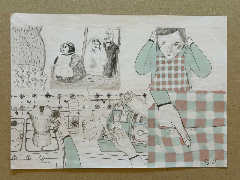 Dibujo Original de Ana Penyas, Estamos todas bien