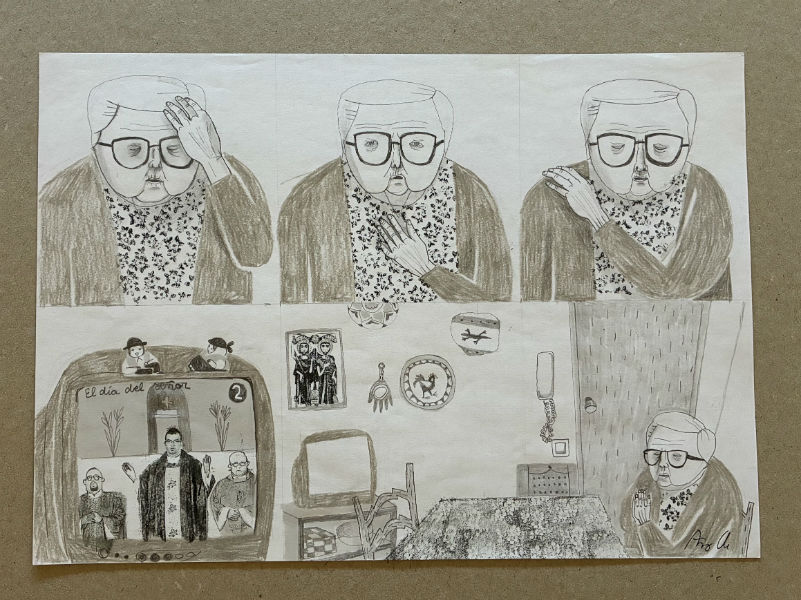 Dibujo Original de Ana Penyas, Estamos todas bien